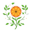 Immerwährende Blume und Jasmin