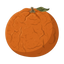 Marokkanische Orange leicht getrocknet
