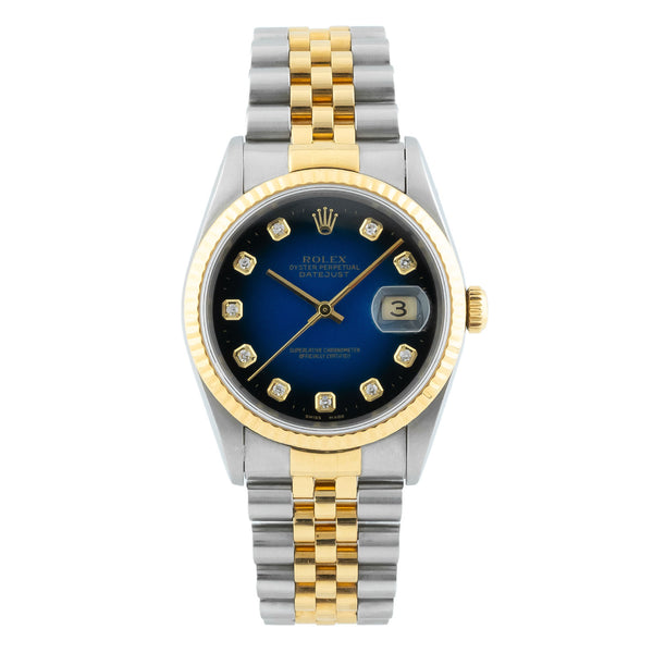 Datejust 36mm Blue Degrade Diamond Dial 1973 - 16013