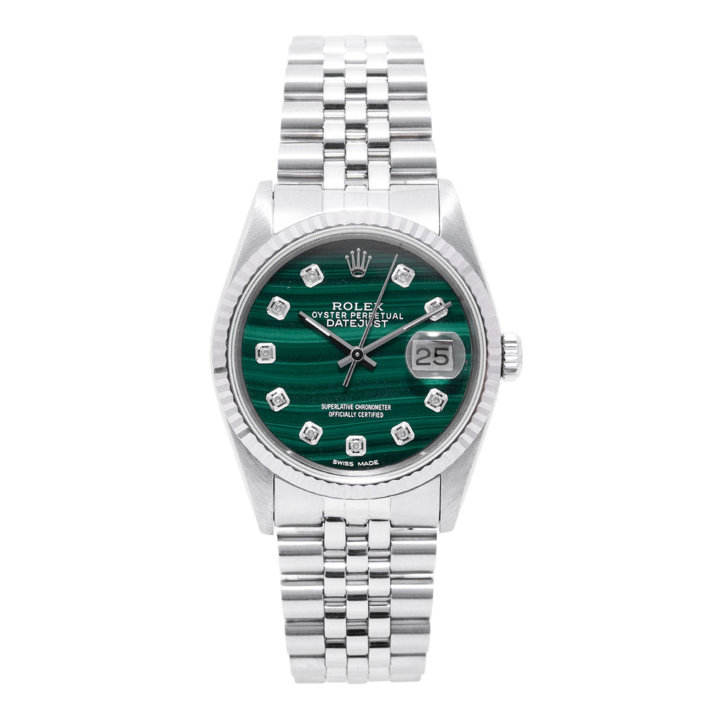 Datejust 36mm Malachite Diamond Dial - 16014