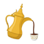 Qahwa ( arabischer Kaffee )