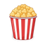 Salziges Popcorn
