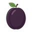 Schwarze Pflaume