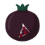 Schwarzer Granatapfel