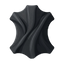 Schwarzes Leder