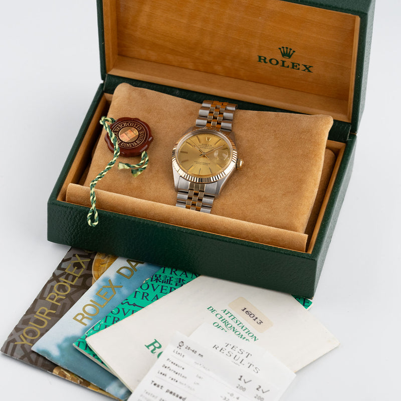 Datejust 36mm Golden Dial 1983 - 16013