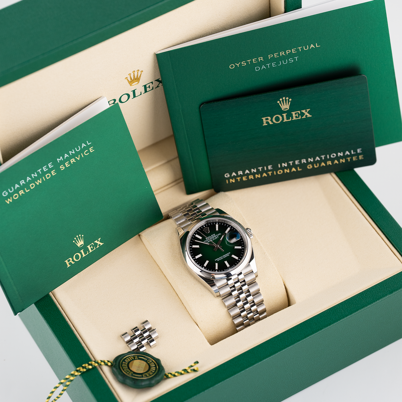 Datejust 36mm Green Dial Unworn 2026 - 126200