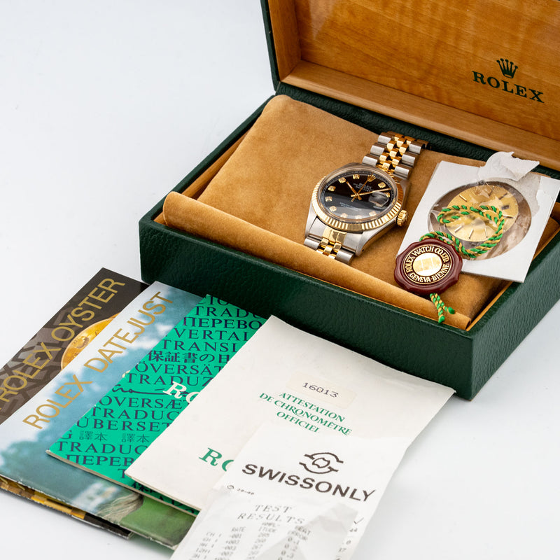 Datejust 36mm Black Diamond Dial 1979 - 16013