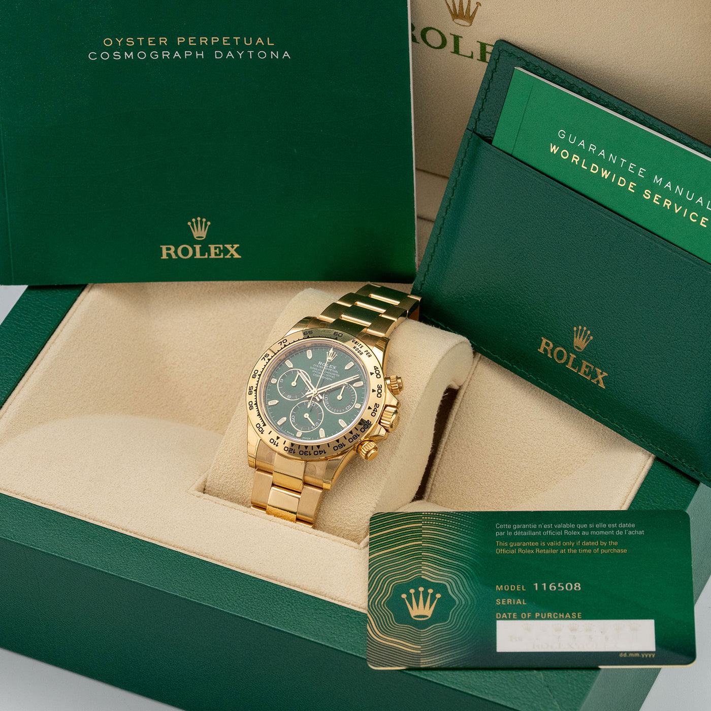 Daytona Chronograph John Mayer Green Dial 116508 – Marc Gebauer