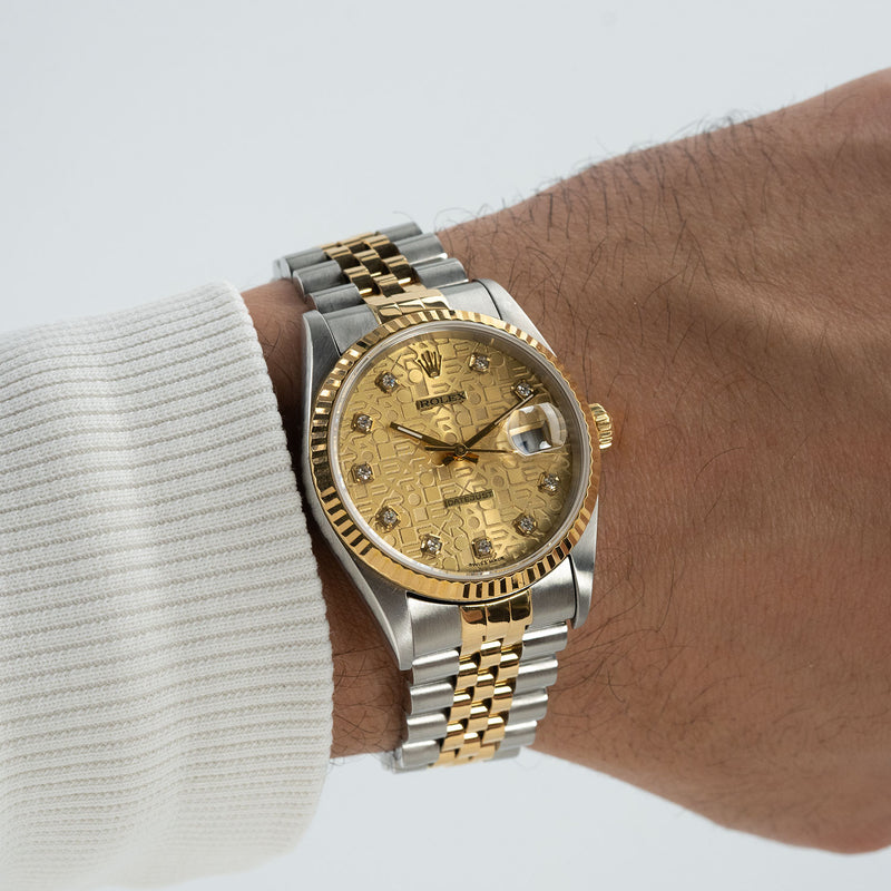 Datejust 36mm Factory Computer Diamond Dial 1996 - 16233