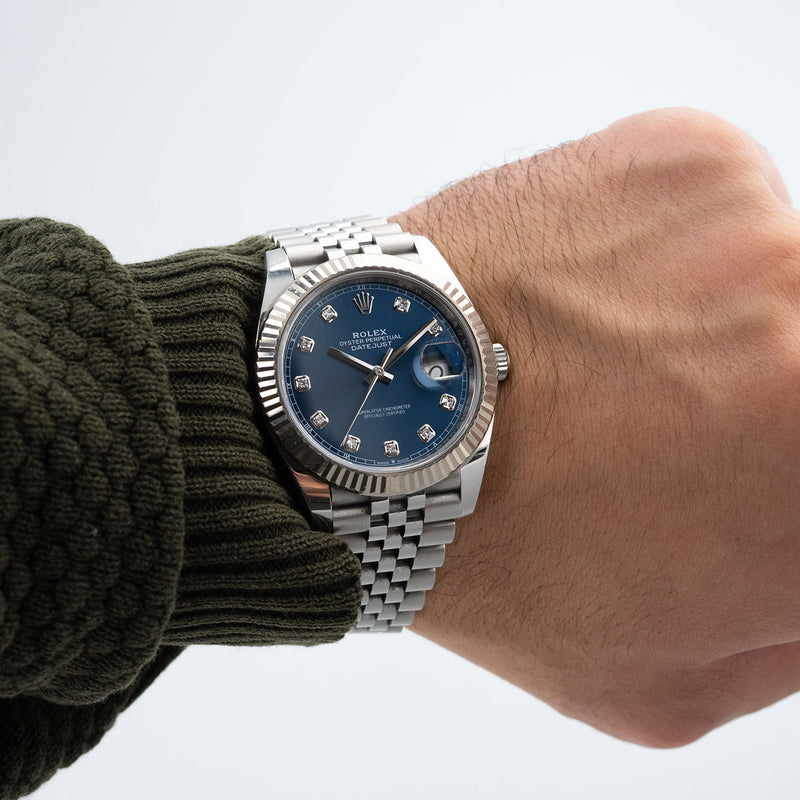 Datejust 41mm Blue Diamond Dial 2021 Jubilee 126334 – Marc Gebauer