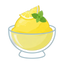 Zitronensorbet